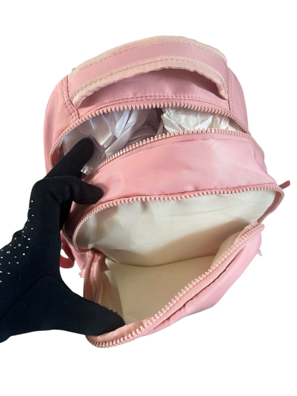 BearPaw Pink Bungee Backpack - Picture 9 of 16